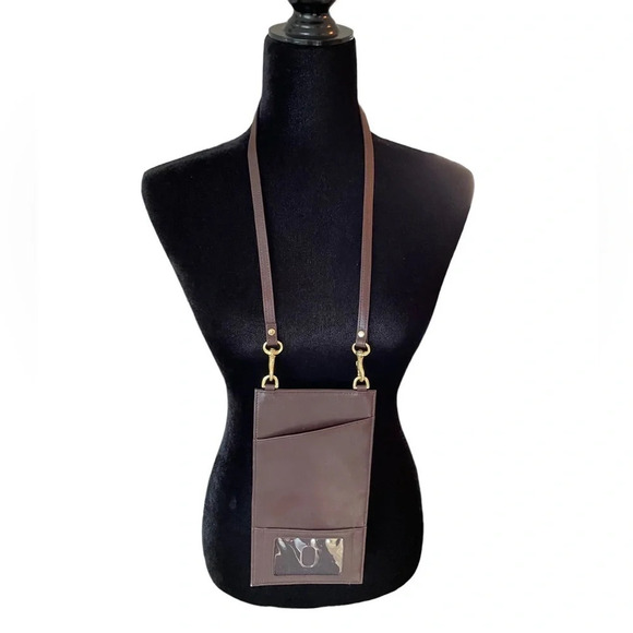 Brahmin Smartphone Document Travel ID Holder Leather - Picture 9 of 9